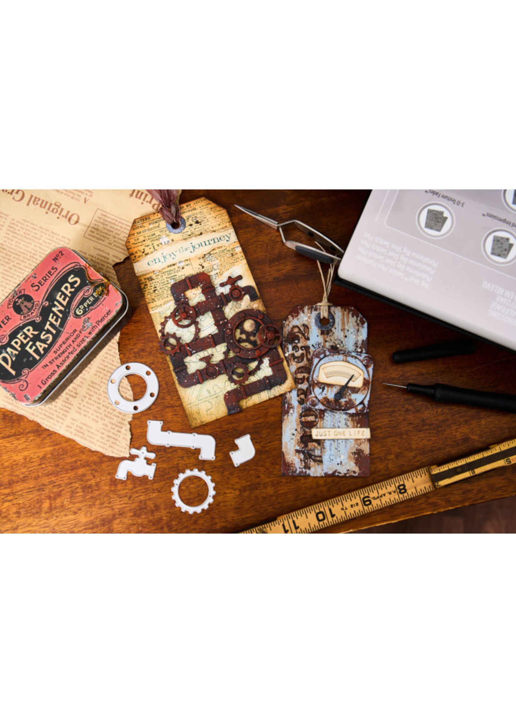 Sizzix Tim Holtz Thinlits Die, Vault Industrial