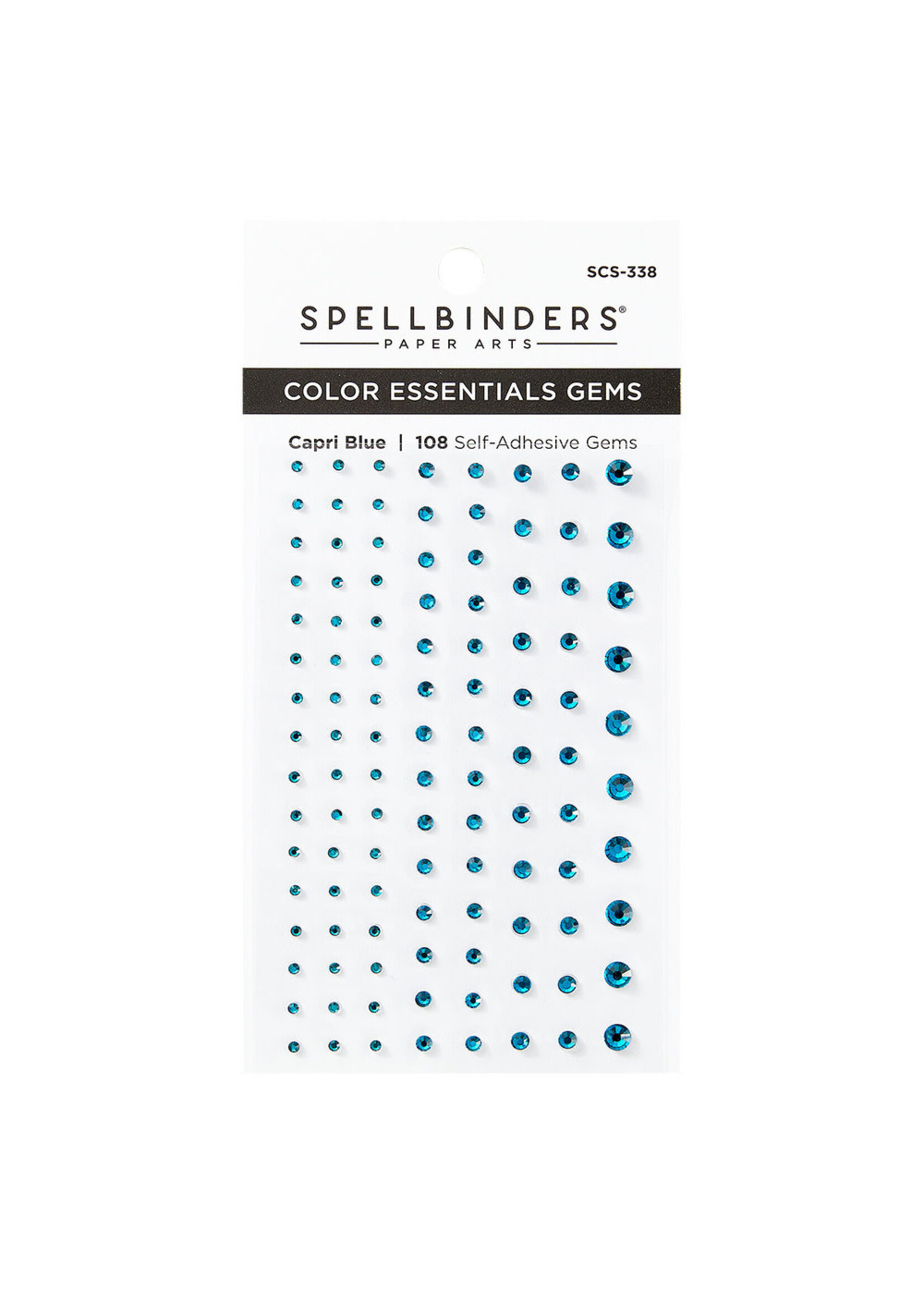 Spellbinders Color Essentials Gems, Capri Blue