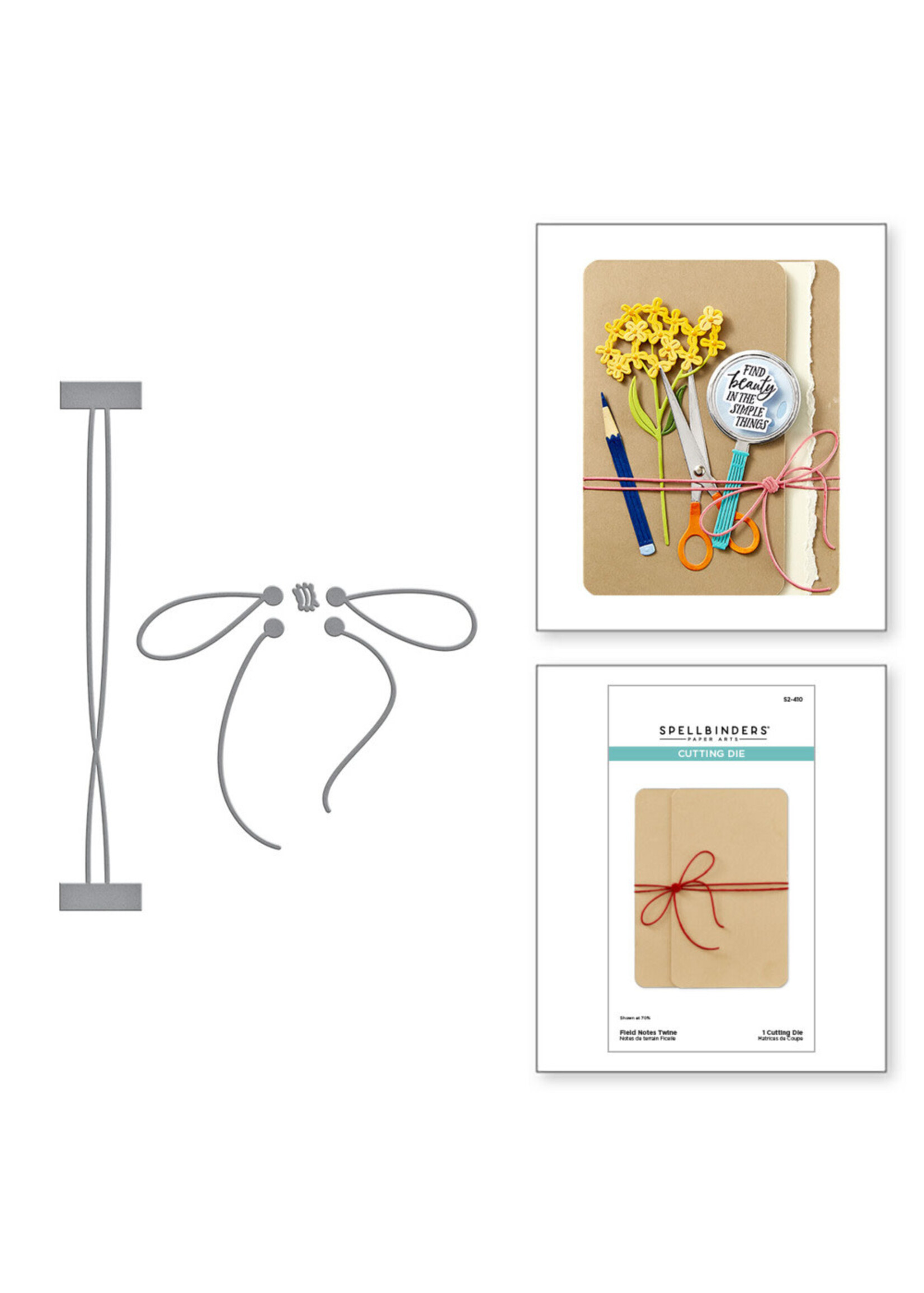 Spellbinders Die, Field Notes Twine