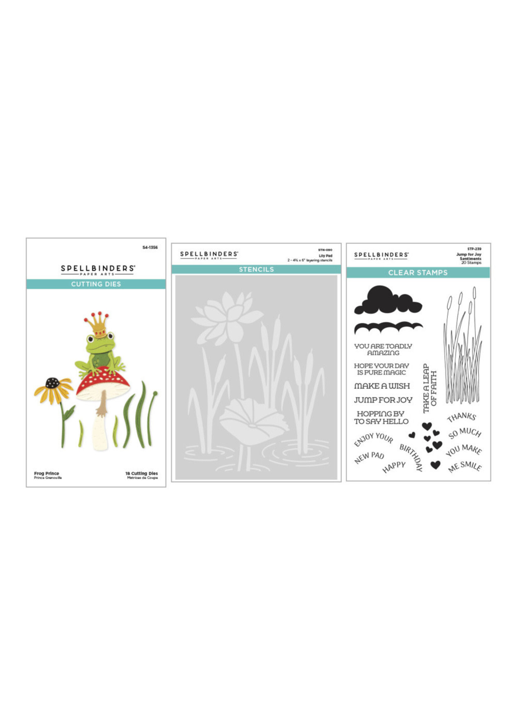 Spellbinders I Want it All Collection Bundle, Jump for Joy