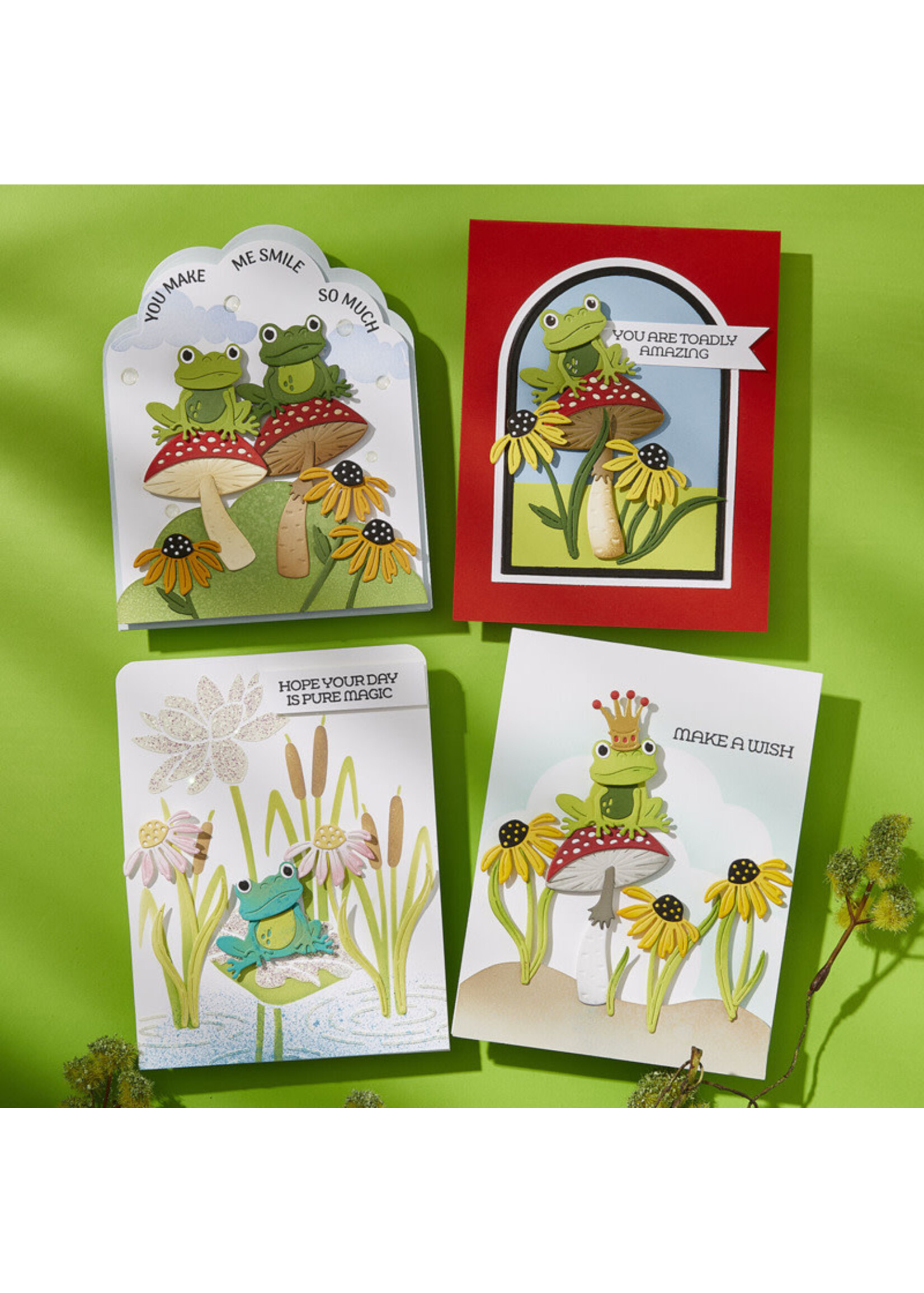 Spellbinders I Want it All Collection Bundle, Jump for Joy