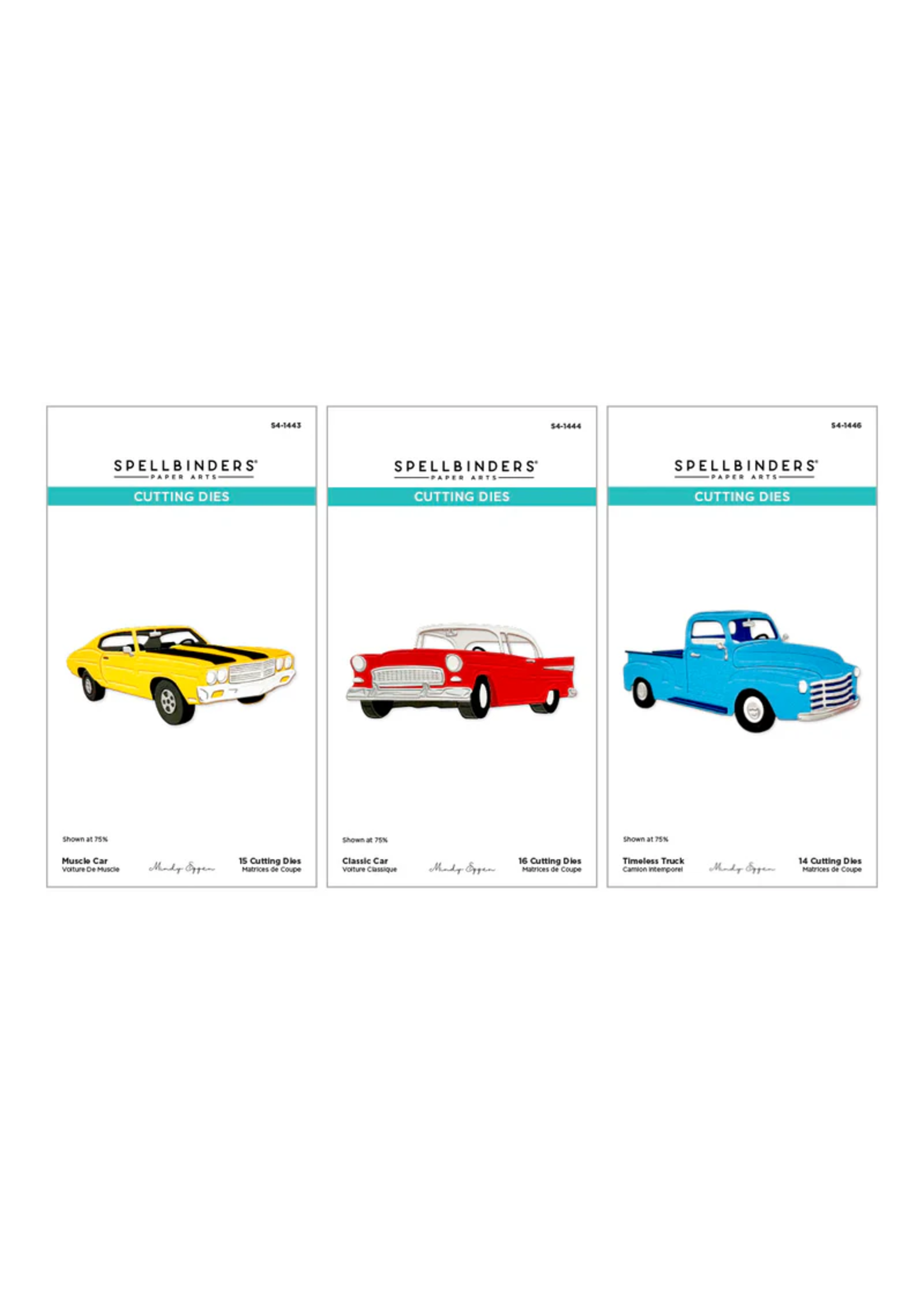 Spellbinders Die Bundle, Classic Road Legends Car & Truck