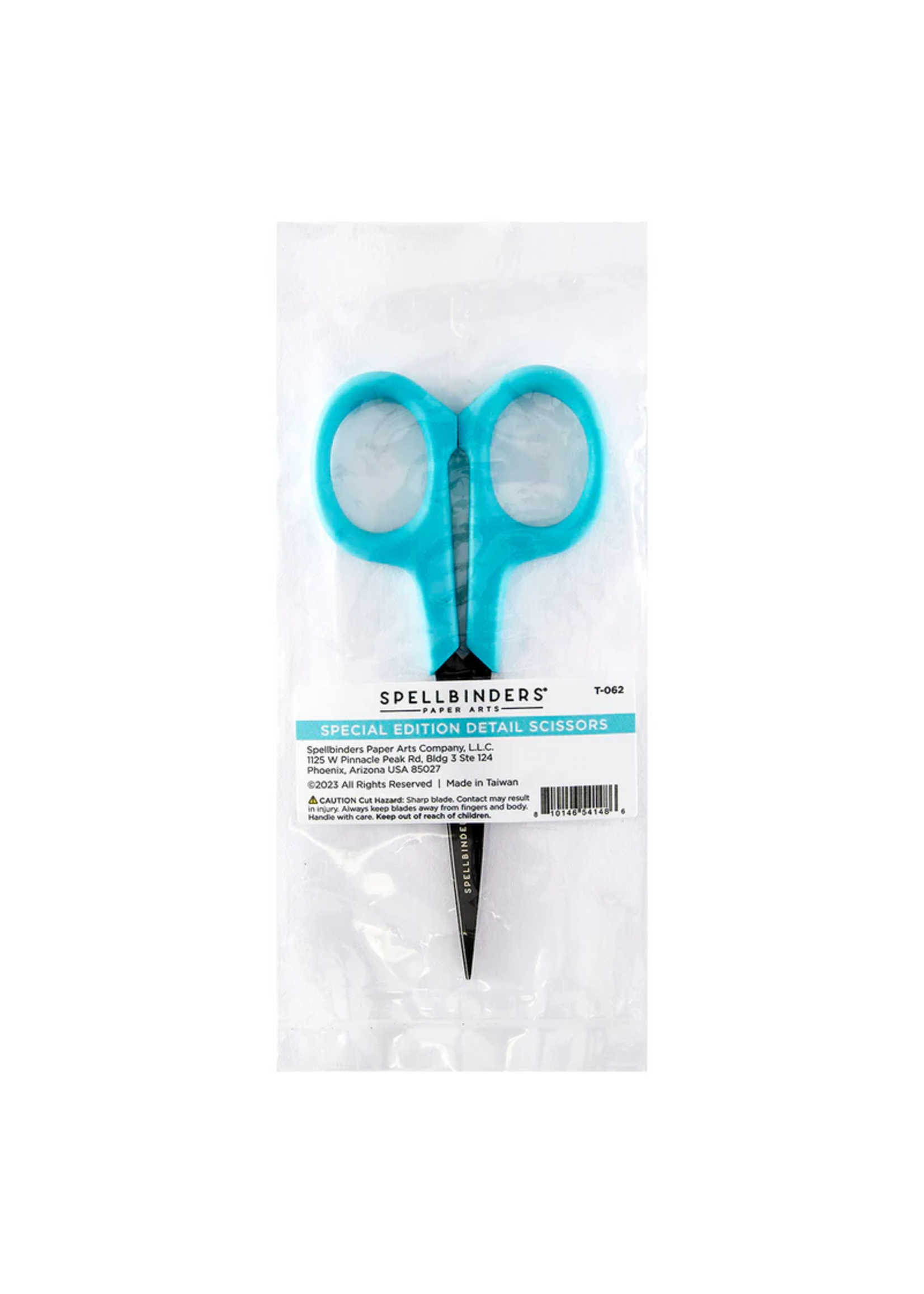 Spellbinders Non-Stick  Detail Scissors , 4 Inch Teal