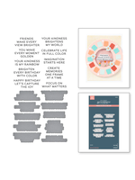 Spellbinders Spellbinders BetterPress Plate & Die, Reel Color Sentiments
