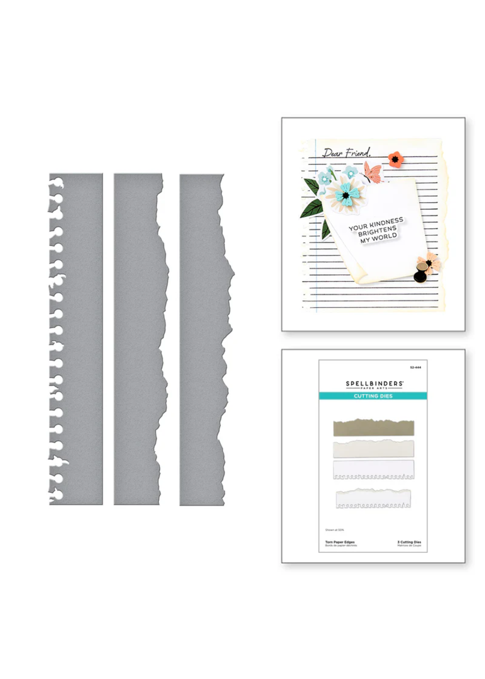 Spellbinders Spellbinders Die, Torn Paper Edges