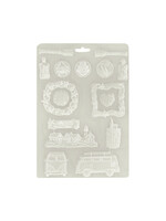 Stamperia Stamperia A4 Soft Mould, Silent Sea