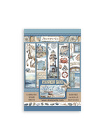 Stamperia A5 Washi Pad, Silent Sea