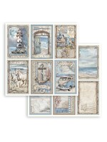 Stamperia Stamperia 12x12 Silent Sea, SBB1067 6 Cards