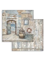Stamperia Stamperia 12x12 Silent Sea, SBB1062 Barrel
