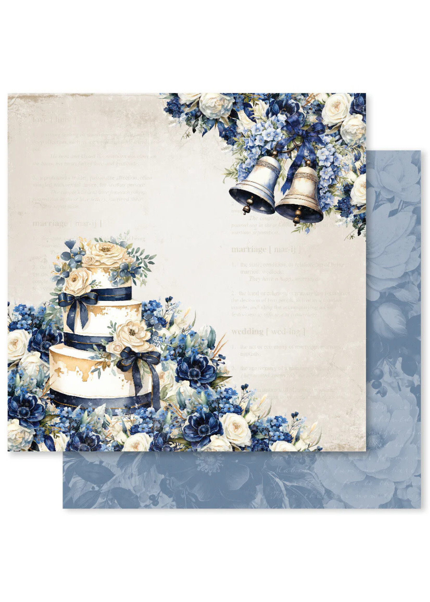 Paper Rose 12x12 Wedding Blooms 2.0, C
