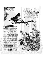 Stampers Anonymous Tim Holtz Cling Stamp, CMS061 Urban Tapestry