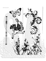 Stampers Anonymous Tim Holtz Cling Stamp, Spring Sprung