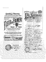 Stampers Anonymous Tim Holtz Cling Stamp, French Marketplace