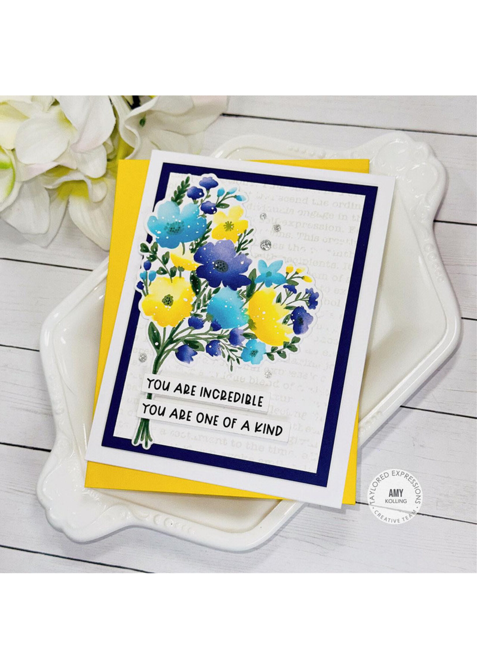 Taylored Expressions Taylored Expressions Cling Stamp, Weathered Words