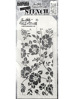 Stampers Anonymous Tim Holtz Layering Stencil, Floral