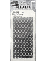 Stampers Anonymous Tim Holtz Layering Stencil, Honeycomb