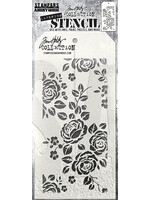 Stampers Anonymous Tim Holtz Layering Stencil, Roses