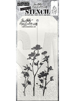Stampers Anonymous Tim Holtz Layering Stencil, Wildflower