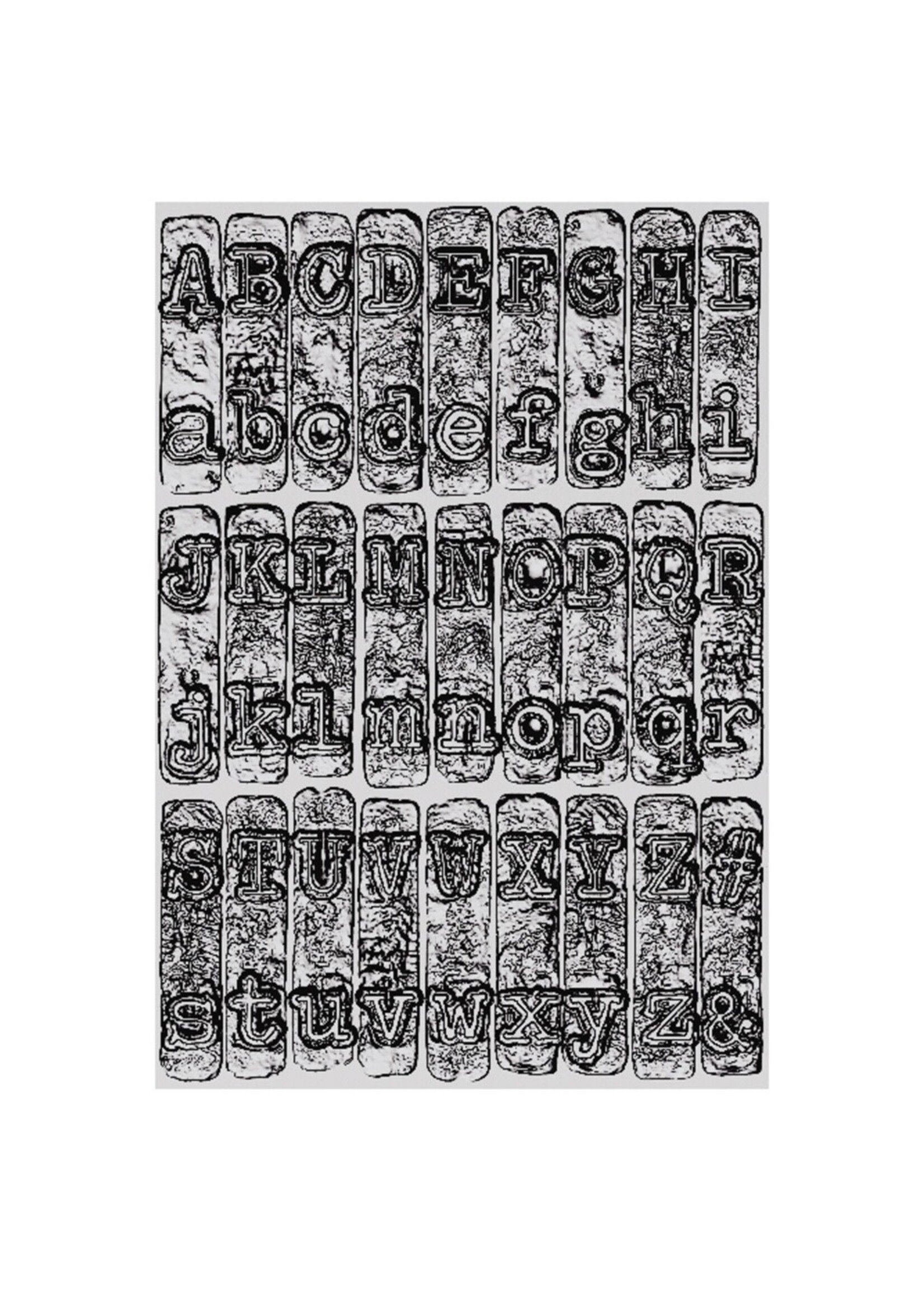 Sizzix Tim Holtz 3-D Texture Fades, Typewriter Large