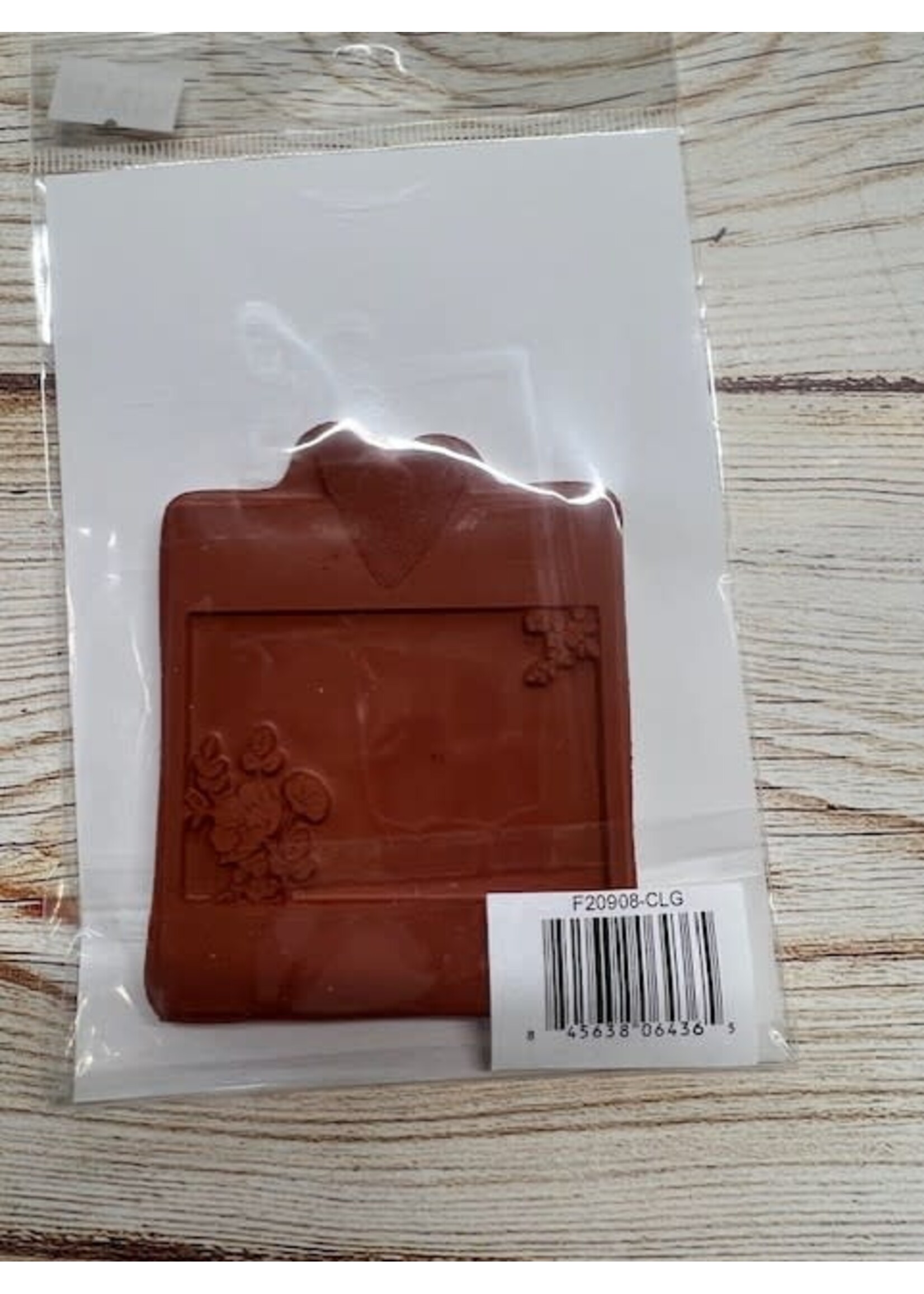 Impression Obsession Cling Stamp, Heart Frame