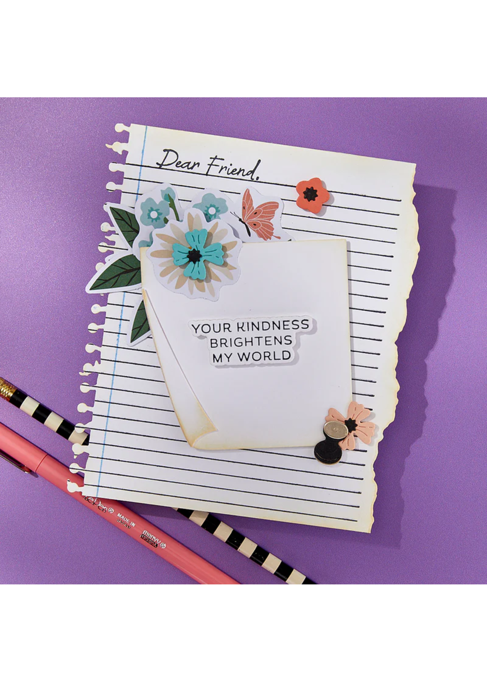 Spellbinders Registration Press Plate, Take Note Collection