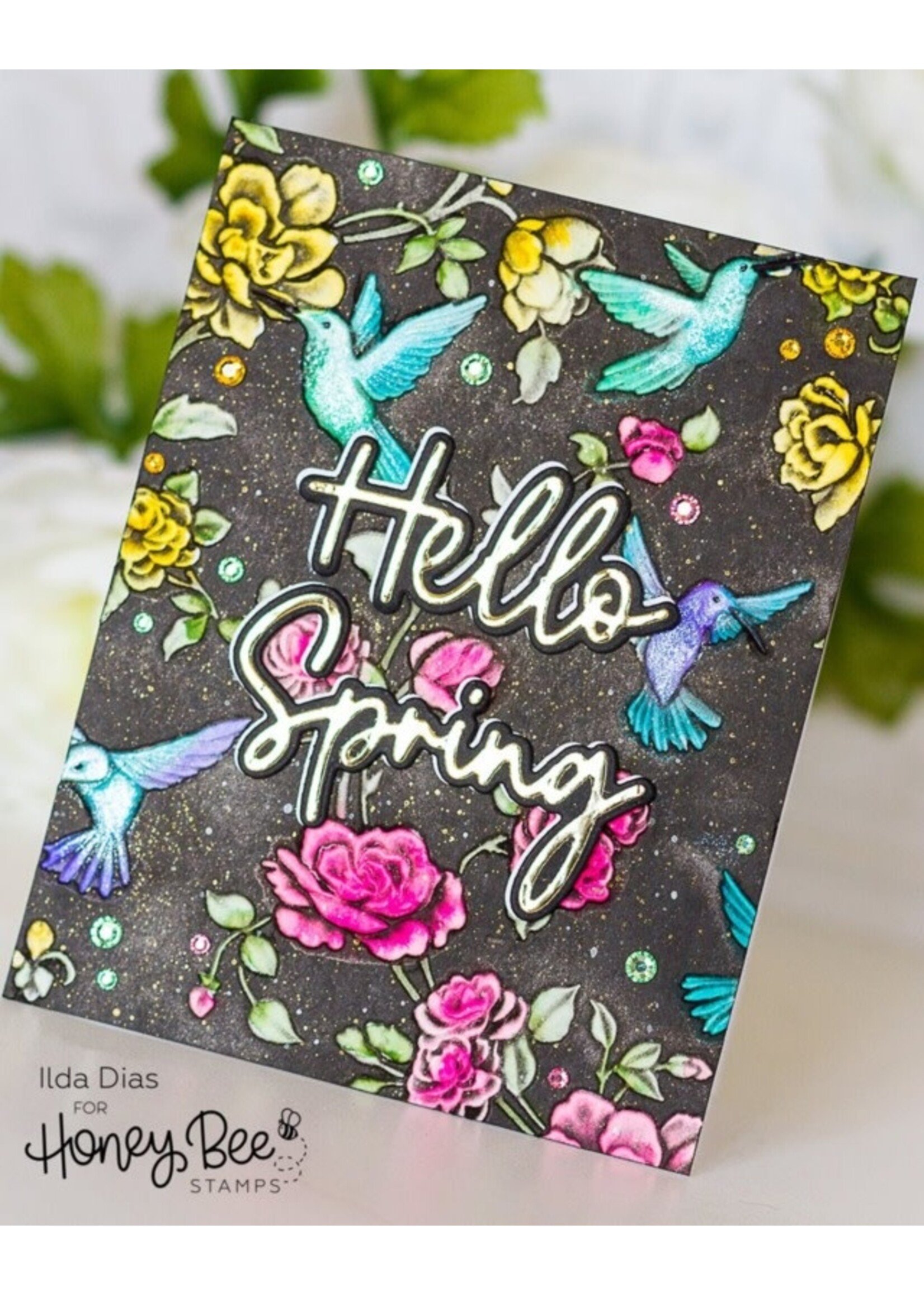 Honey Bee Stamps 3D Embossing Folder, Chinoiserie