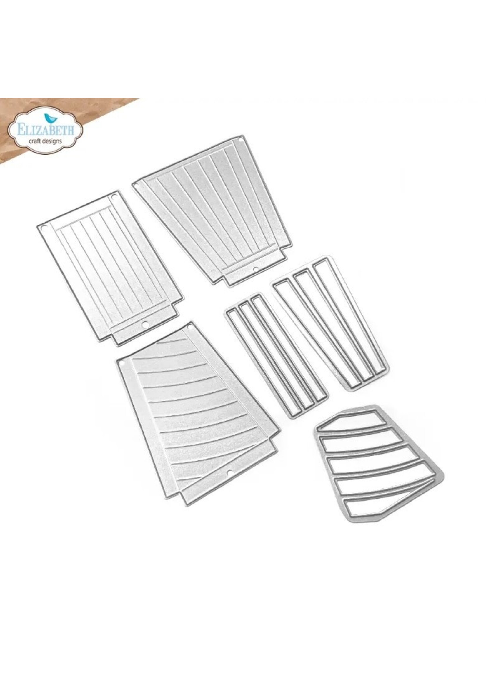 Elizabeth Craft Design ECD Die, 3D Modern Vases