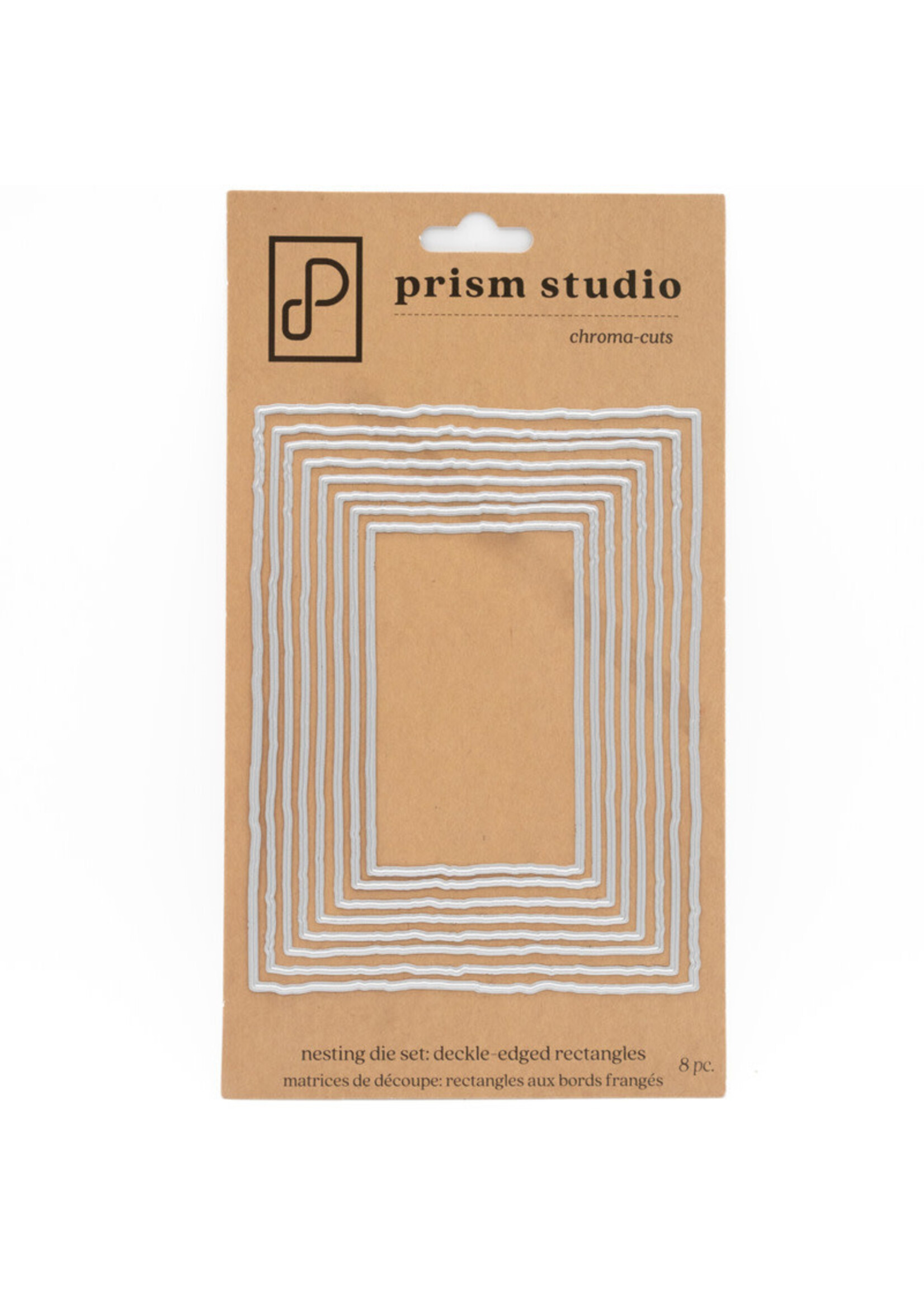 Prism Studio Die, Deckle-Edged Rectangles