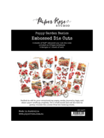 Paper Rose Embossed Die Cuts, Poppy Garden Basics