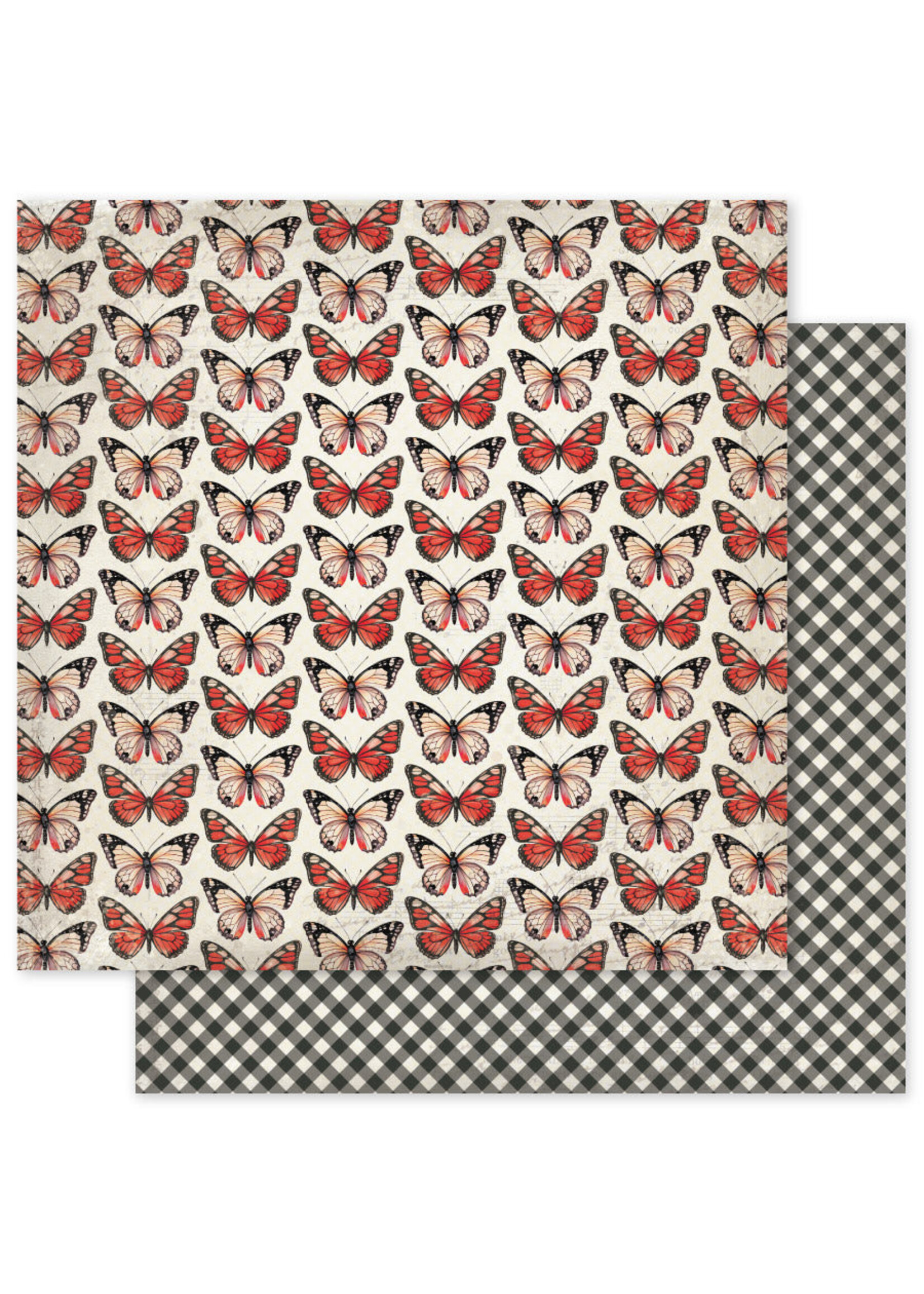 Paper Rose 12x12 Poppy Garden Basics, D