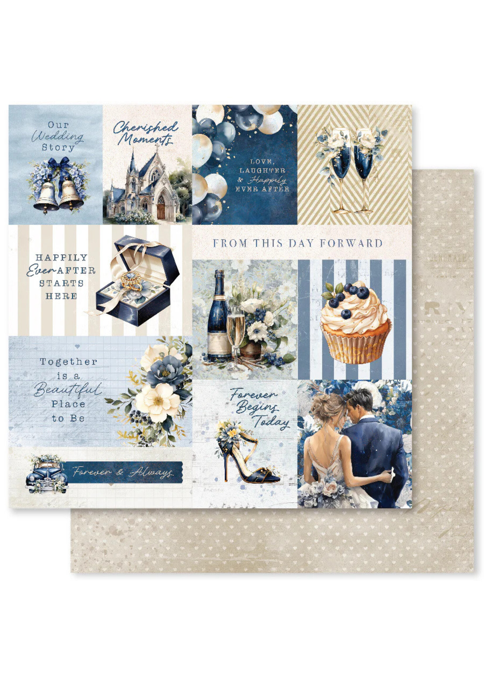 Paper Rose 12x12 Wedding Blooms 2.0, A