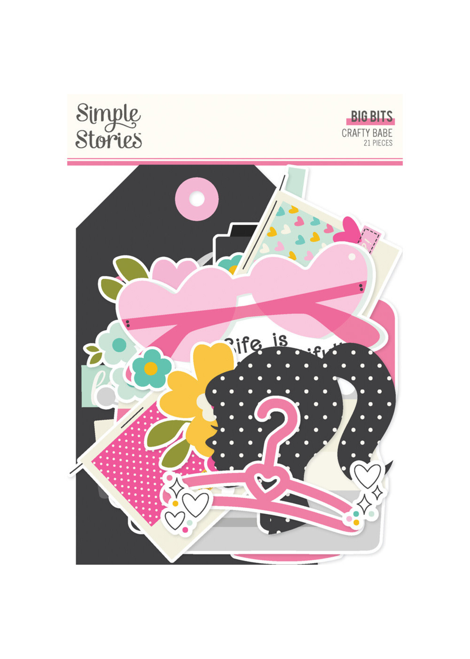 Simple Stories Simple Stories Big Bits & Pieces, Crafty Babe