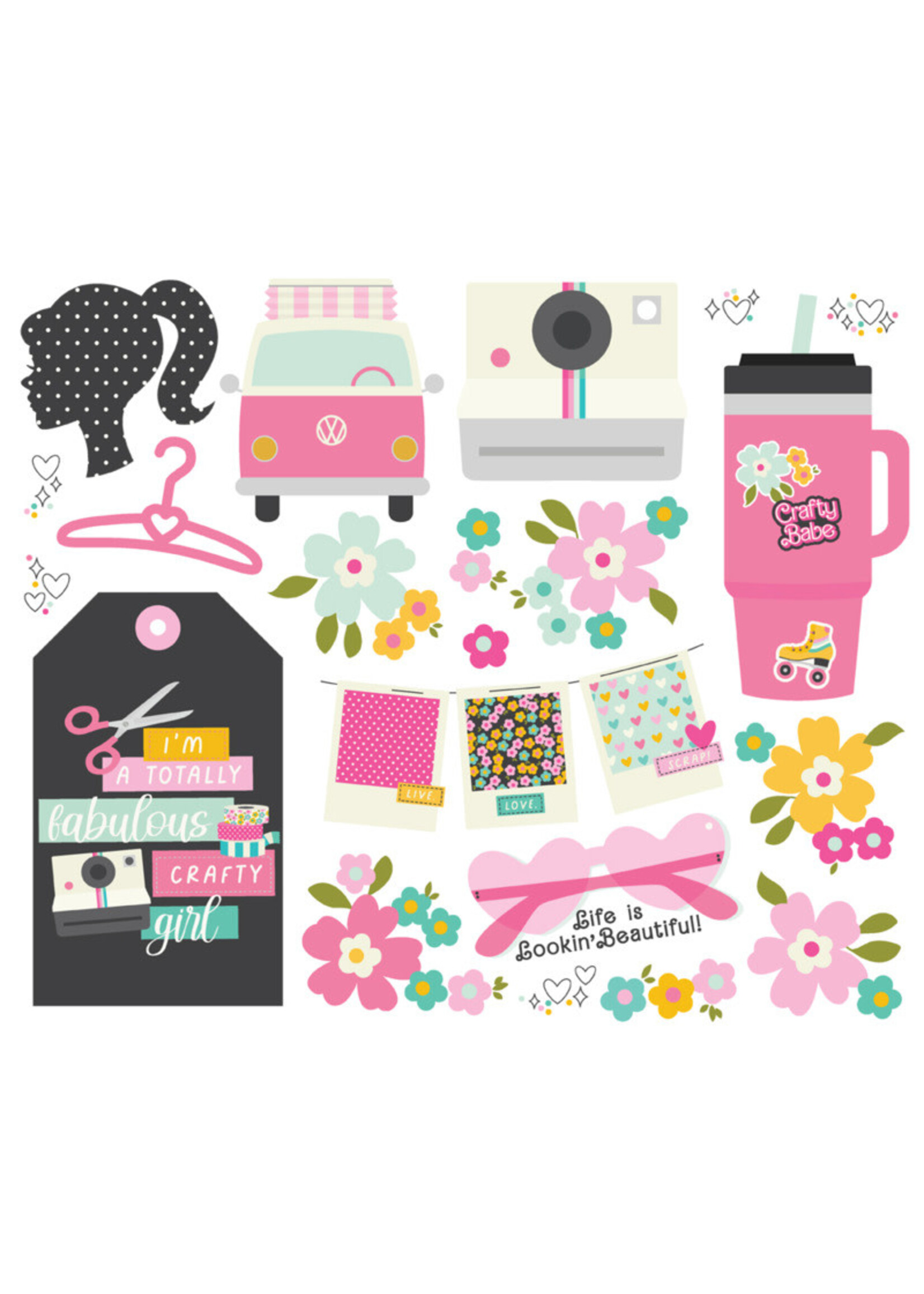 Simple Stories Simple Stories Big Bits & Pieces, Crafty Babe