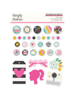 Simple Stories Decorative Brads, Crafty Babe