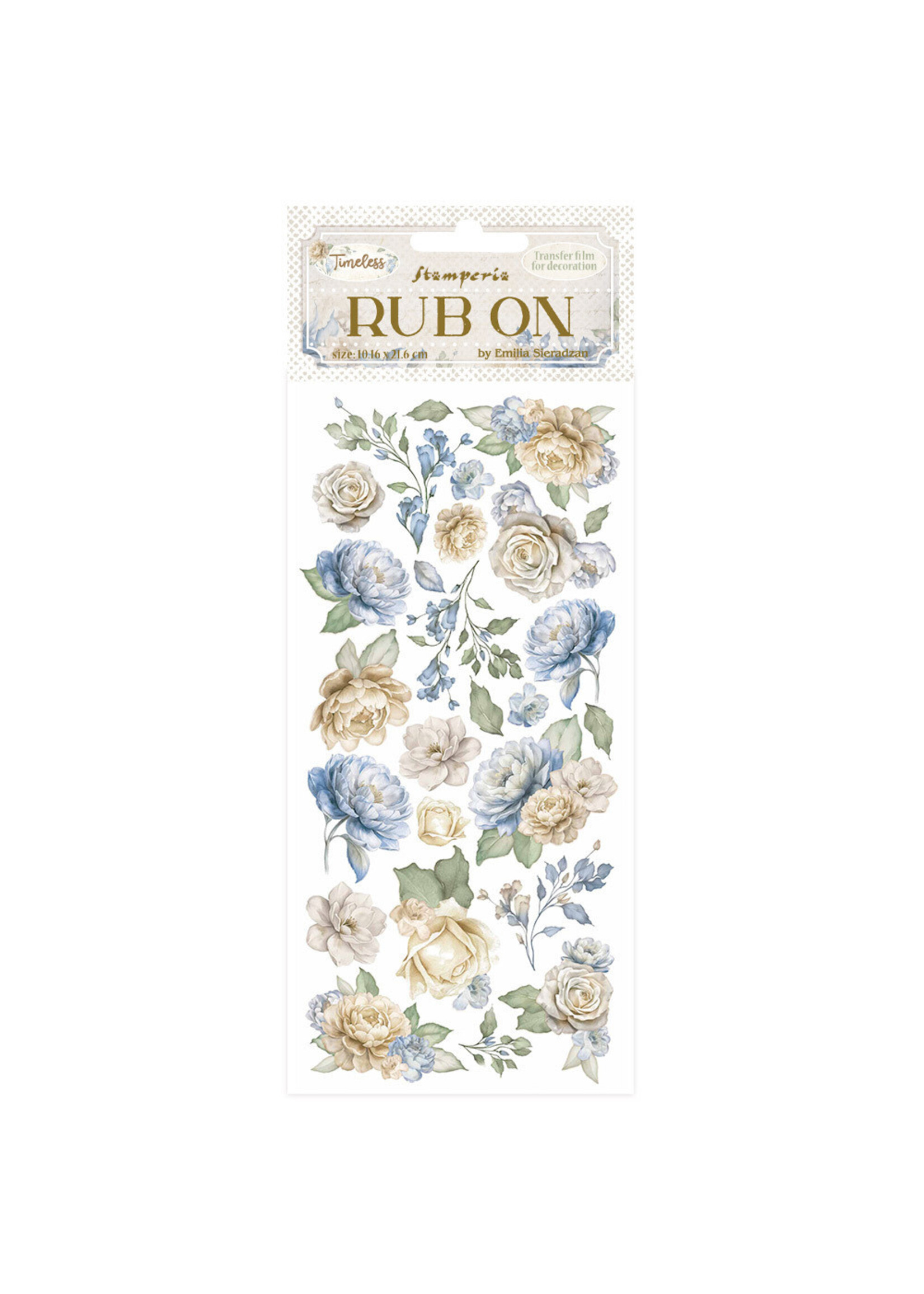 Stamperia Rub-On, Timeless - Flowers