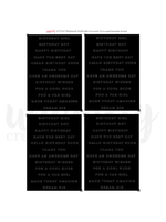 Uniquely Creative Mini Cut-a-part Sheet, Steampunk Graffiti