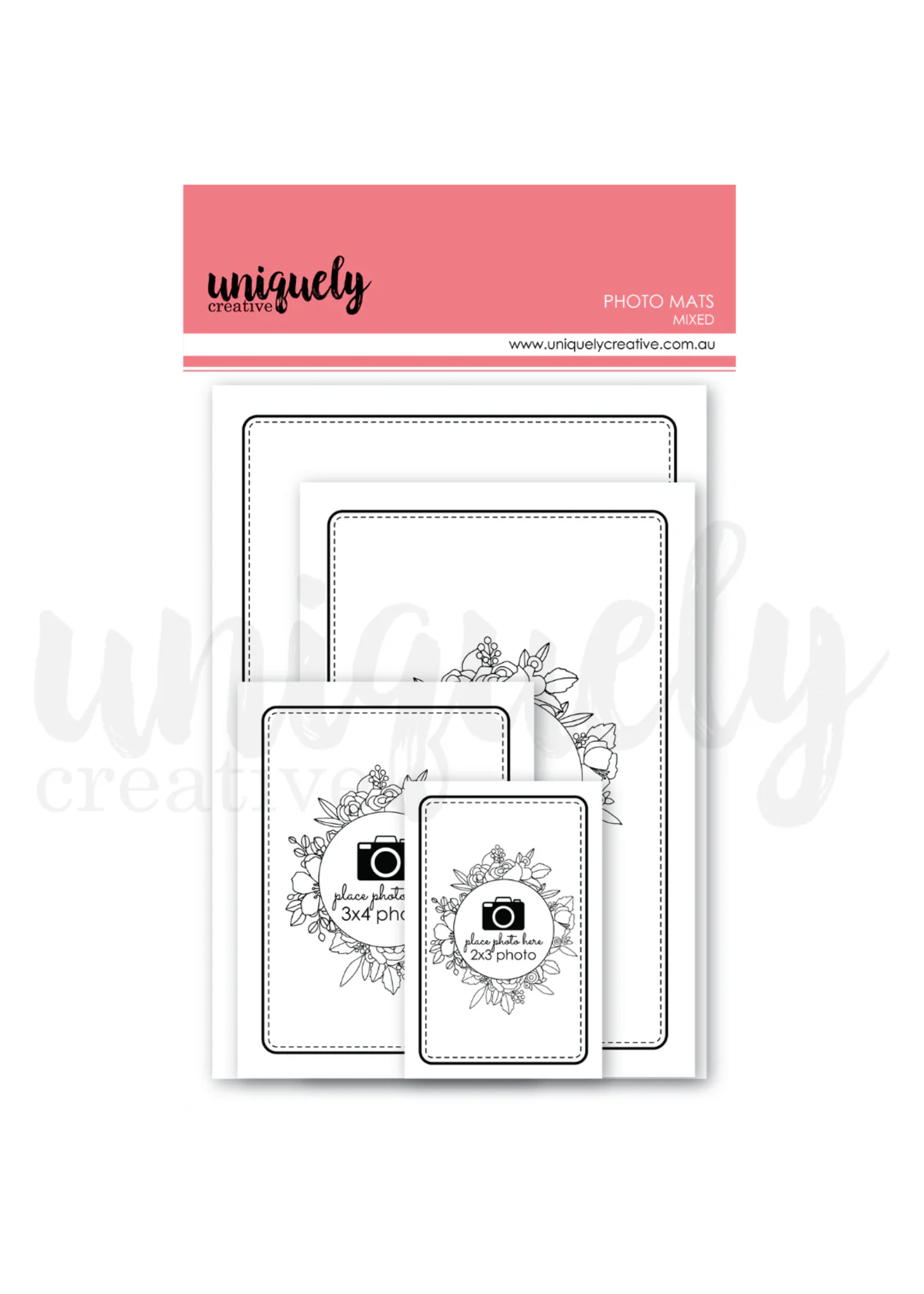 Uniquely Creative Uniquely Creative Photo Mat, Mixed (16)