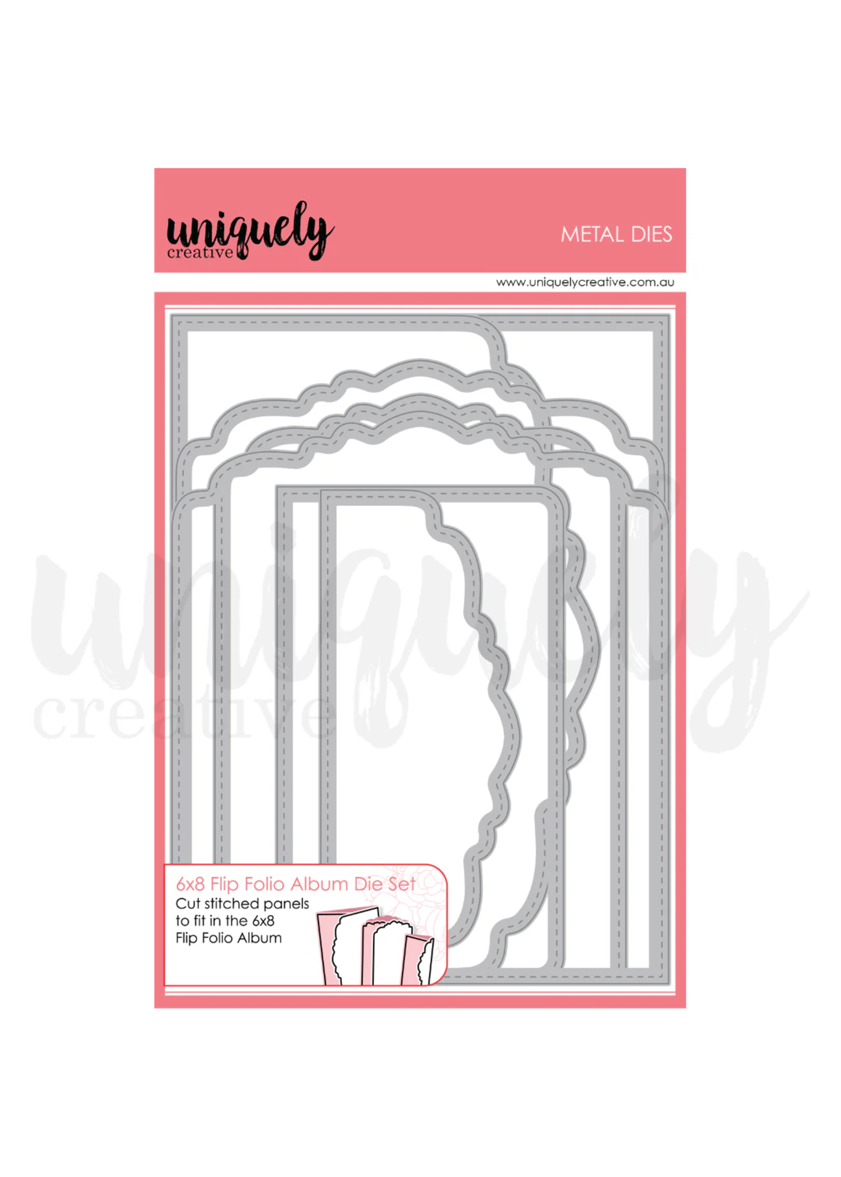 Uniquely Creative Die, 6x8 Flip Folio Album
