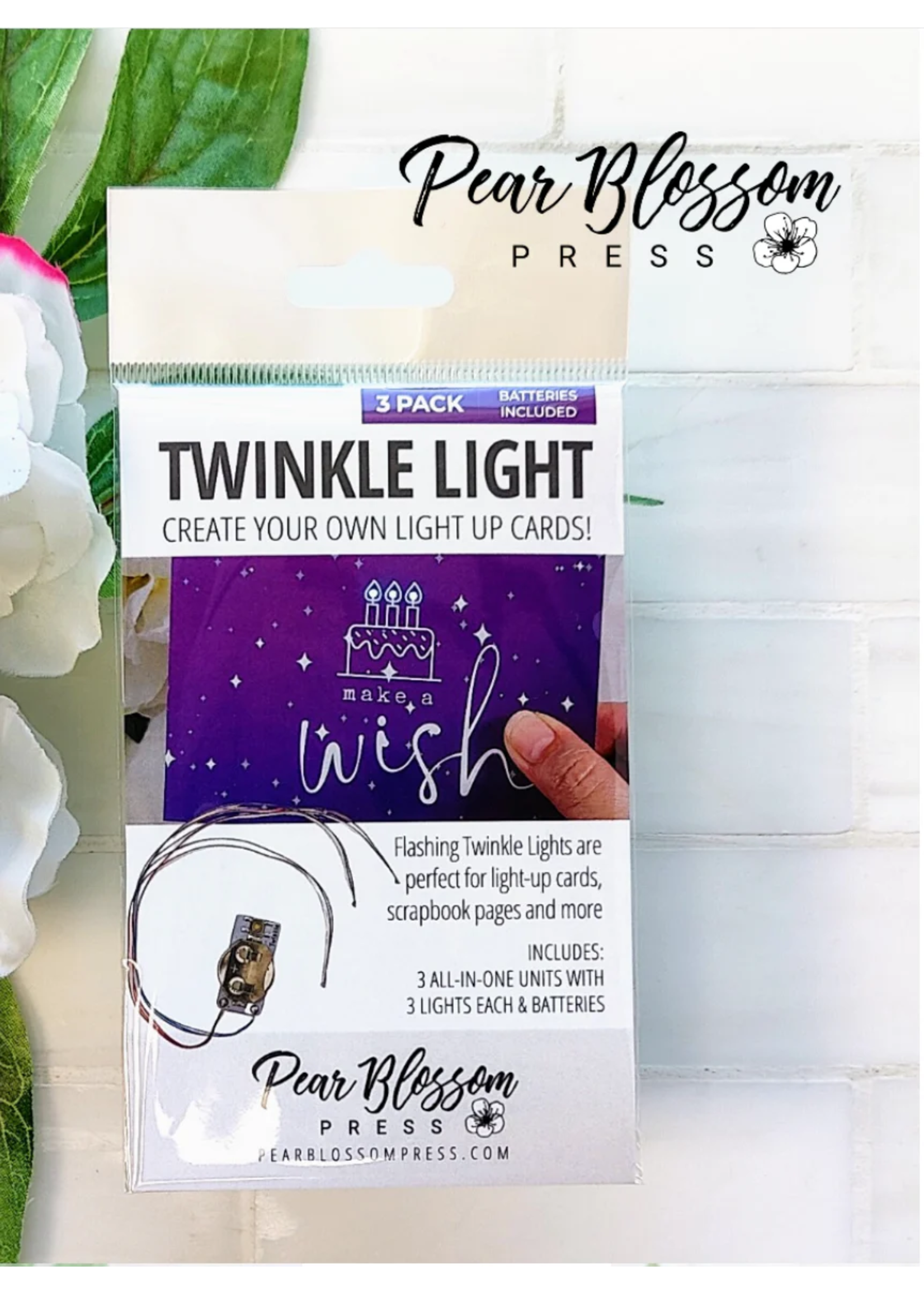 Pear Blossom Twinkle Light (3 pack)