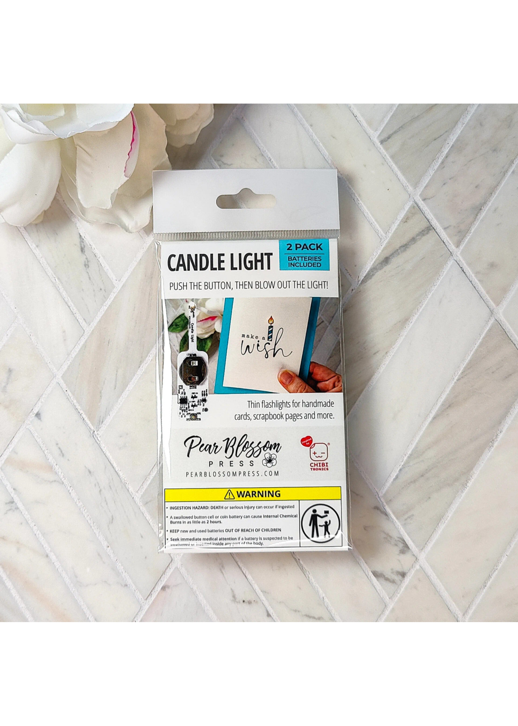 Pear Blossom Candle Light, 2 Pack