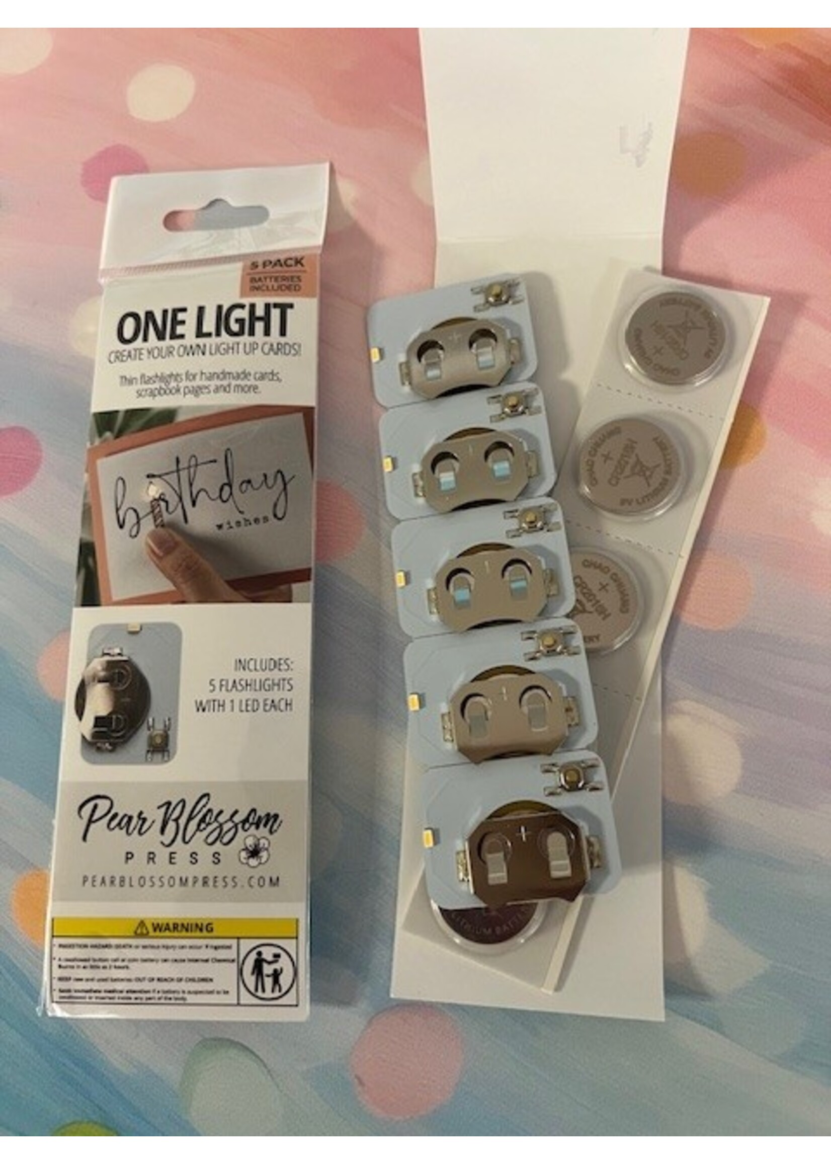 Pear Blossom One Light, 5 Pack