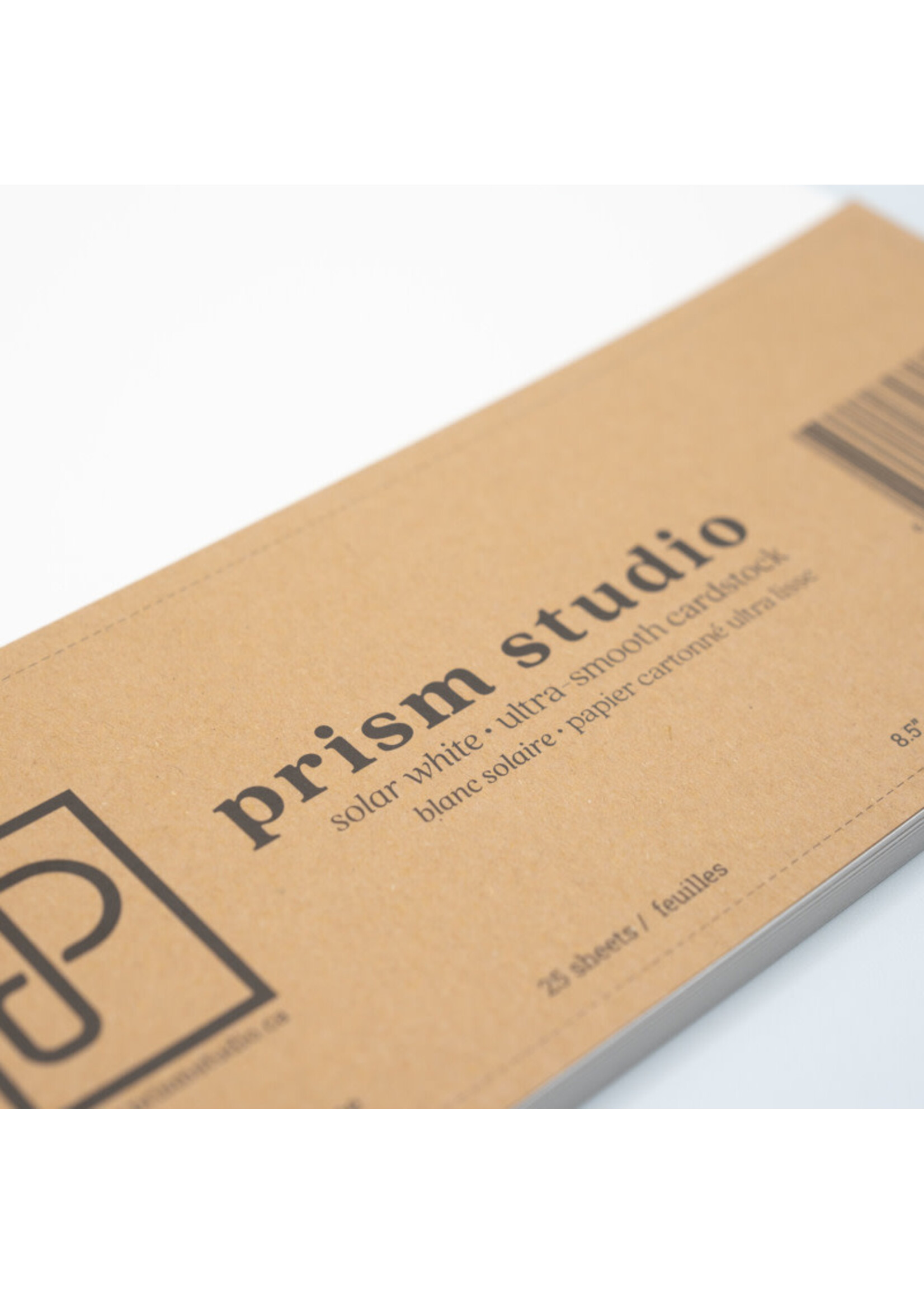 Prism Studio Prism 8.5x11 Ultra-Smooth Cardstock 80 lb., Solar White (25 sheets)