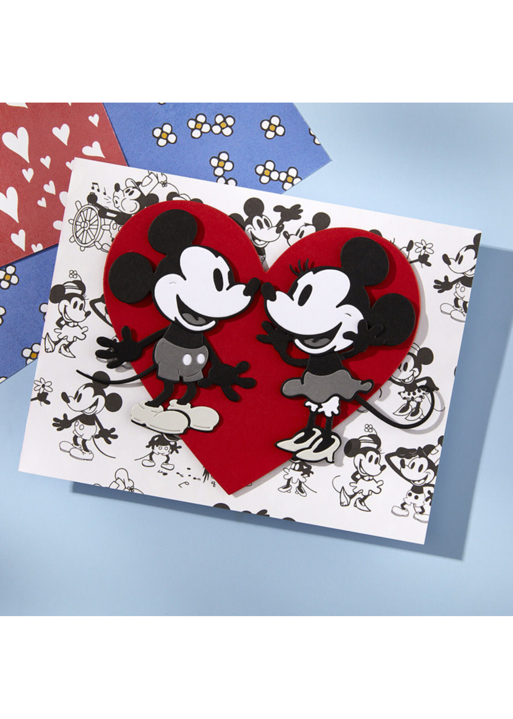 Spellbinders Spellbinders Die, Say Cheese Classic Mouse - Steamboat Willie Duo
