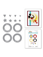 Spellbinders Spellbinders Die, Say Cheese Classic Mouse Collection - Frame & Sentiments