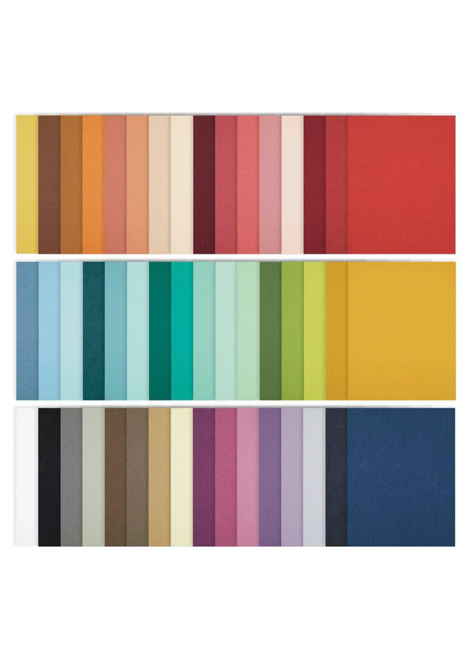 Spellbinders Spellbinders Full 48 ColorWheel Cardstock Pack - A2