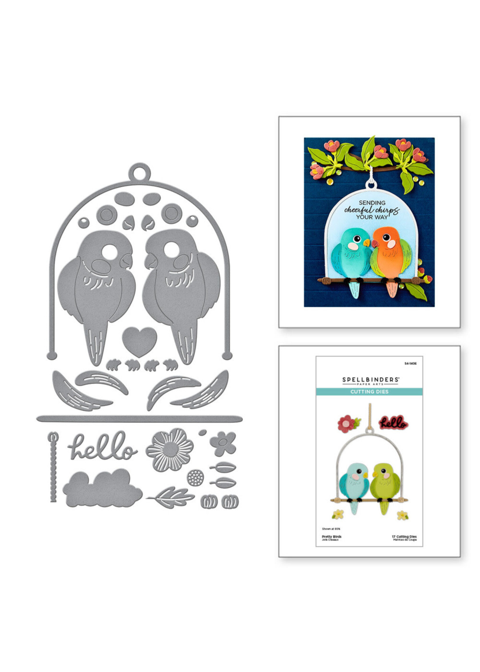 Spellbinders Die, Pretty Birds