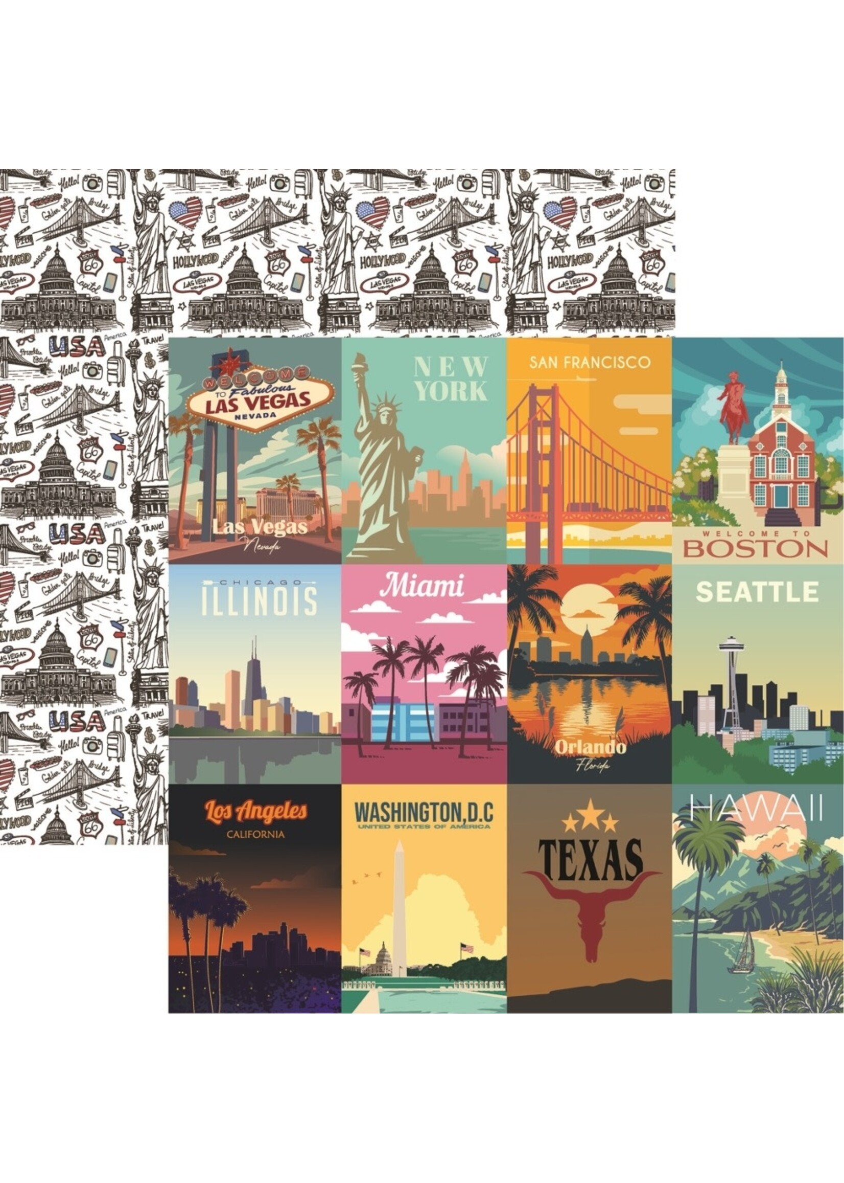 Reminisce Reminisce 12x12 Around the World, City Highlights