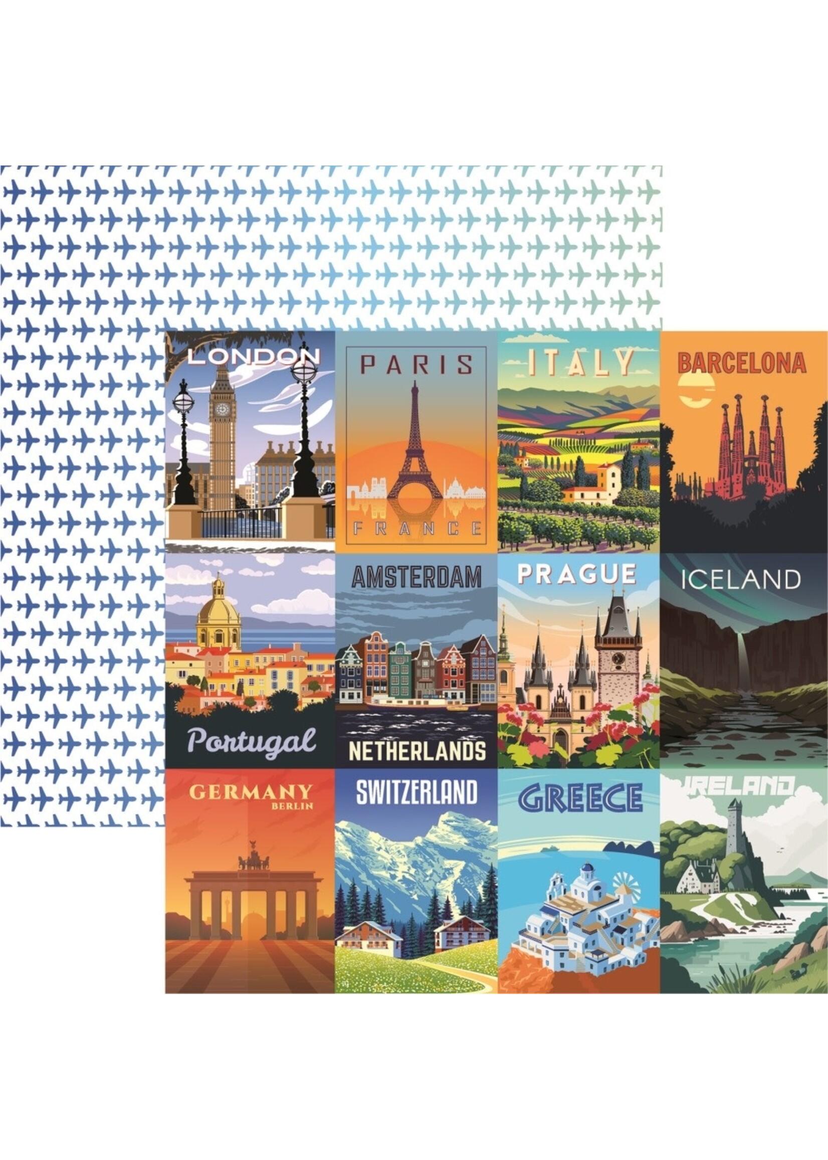 Reminisce 12x12 Around The World, European Journeys