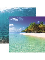 Reminisce 12x12 Beach Vibes, Beach Palms