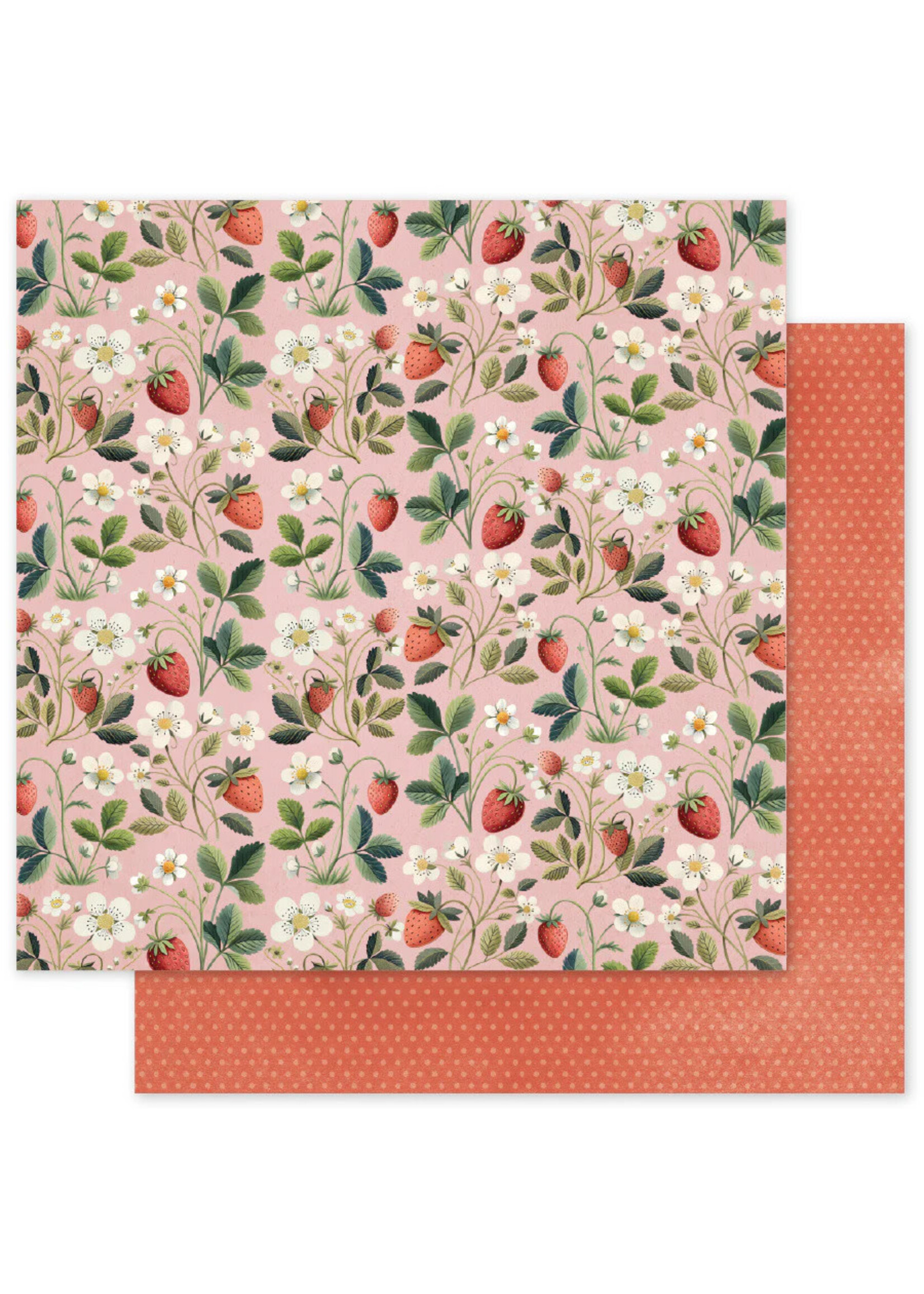 Paper Rose 12x12 Strawberry Friends, B